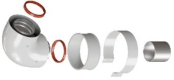 ROMMER RCA-6010-210190 Начальный участок 60/100 (Baxi (кроме ECO Nova/Classic), Ariston, Vaillant, V