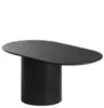 Столик Type овальный, основание D 29 см (черный)