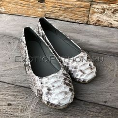 Балетки из кожи питона SH-129