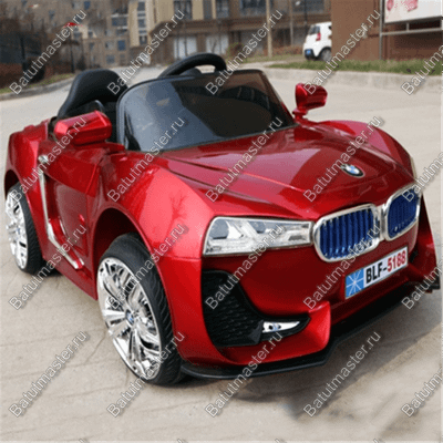 Детский электромобиль "BMW/БМВ" красный, стандартная комплектация