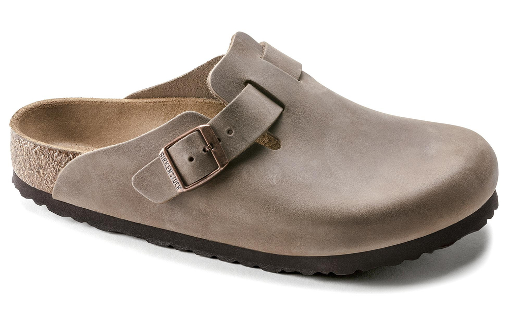Boston Birkenstock Oiled Leather "Tobacco"