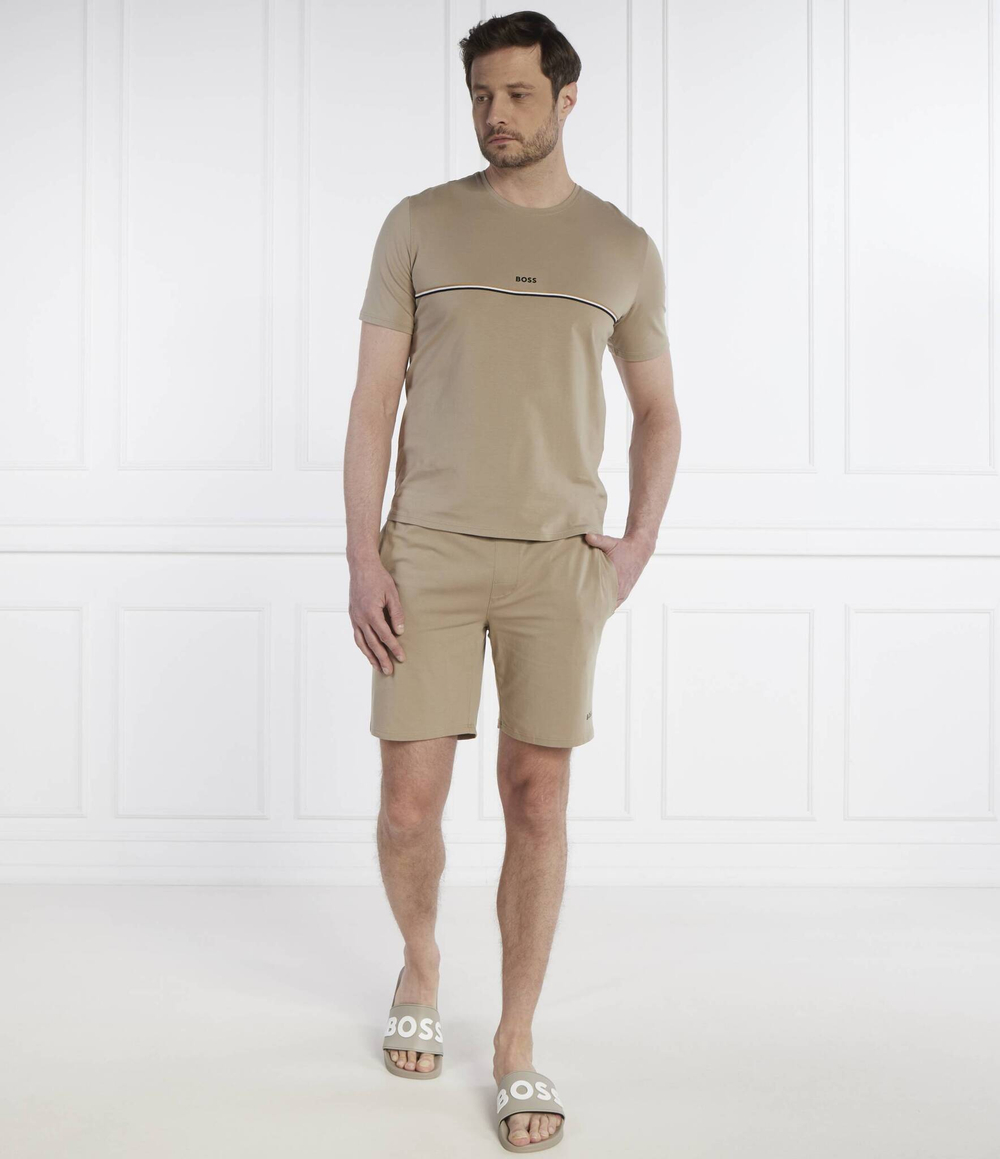 Футболка BOSS BLACK - бежевый(50515395)
