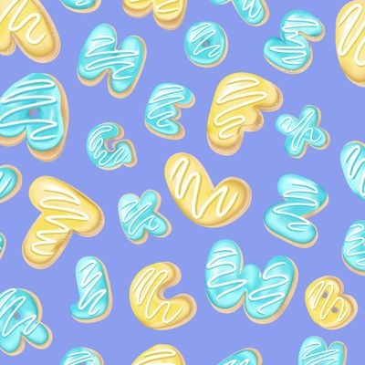 Пончики буквы английского алфавита для детей еда завтрак глазурь сладости