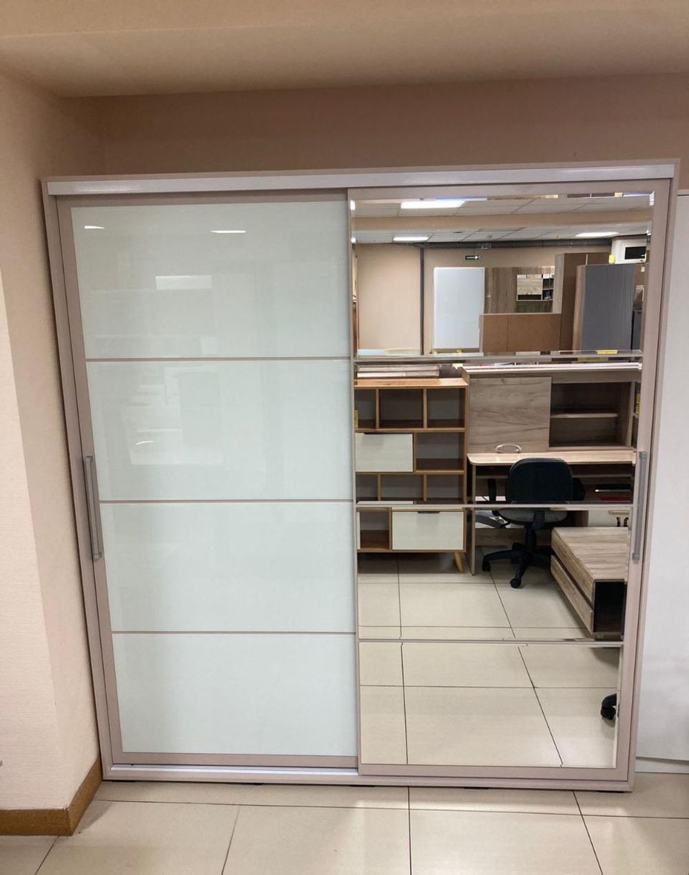 Шкаф-купе Крафт 6 Кашемир