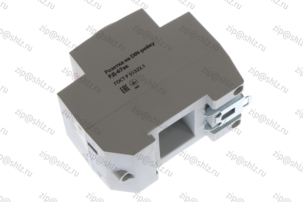 Розетка на DIN-рейку РД-67зк
