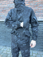 Костюм горка 6 флис осень-зима / чёрный питон