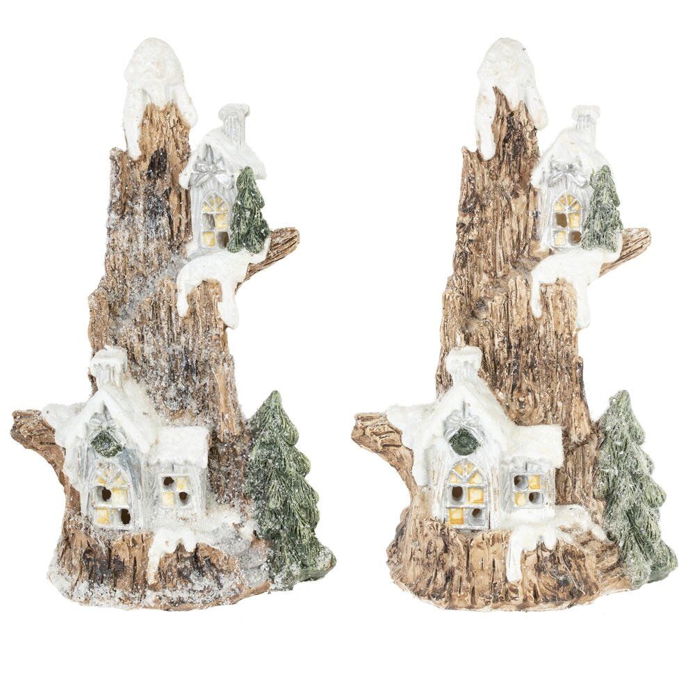 GAEM Фигурка декоративная "Домик" с подсветкой (LR44x2,прилаг) , L1, L12 W9 H20 см, 2в.