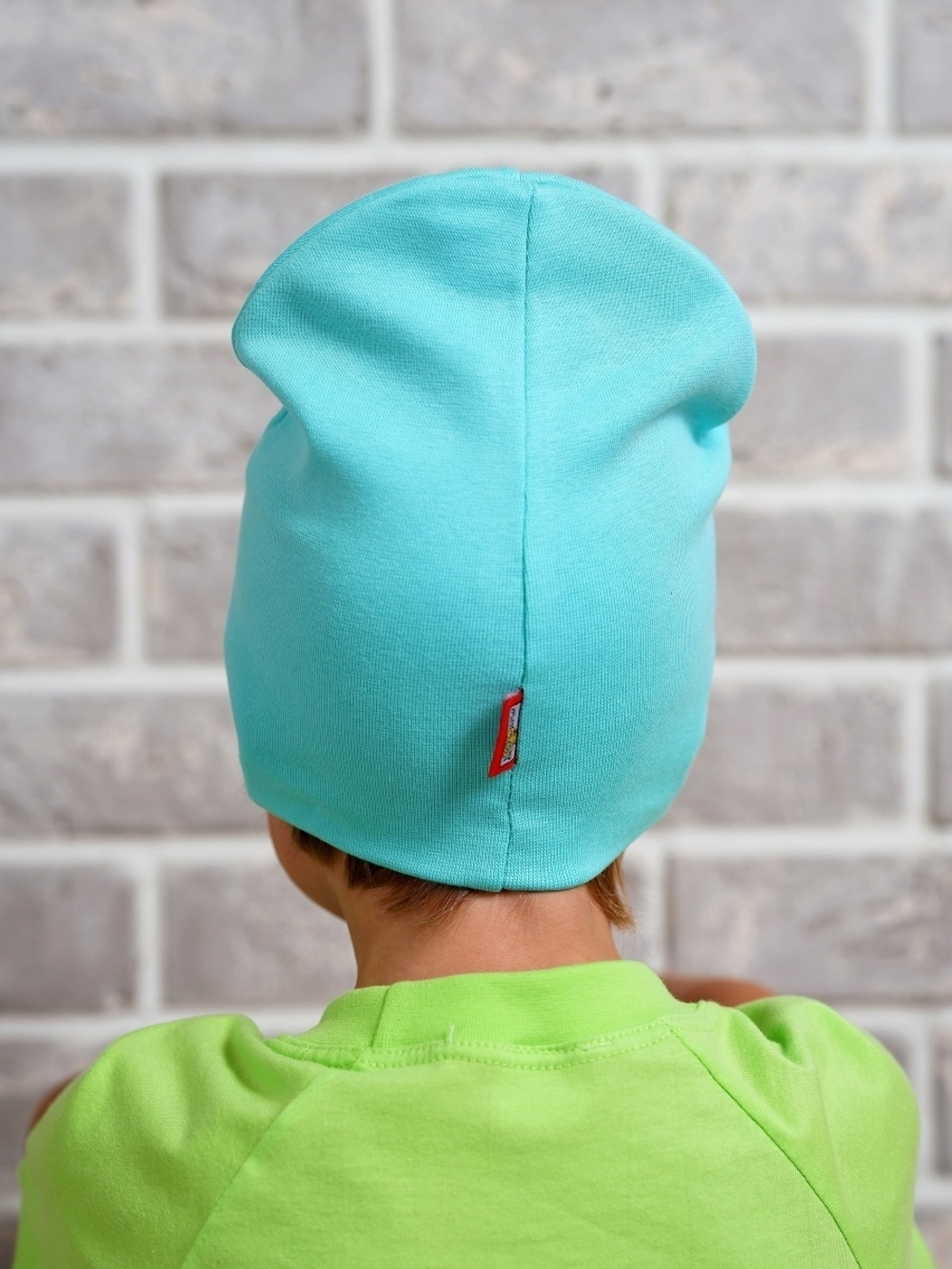 Шапка для мальчика и девочки демисезонная детская трикотажная на весну и осень шапка бини весенняя