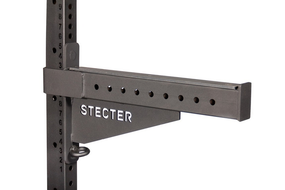 Стойка для штанги с турником и страховочными упорами (H=2,37м)