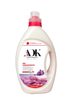 ADK Жидкий стиральный порошок ЦВЕТНОГО БЕЛЬЯ "Весенние цветы" 2750мл*4шт