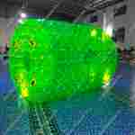 Аттракцион Водный роллер (Гидророллер) «Ярко-зелёный» ПВХ 2*1,8*1,8 м