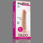 Телесный фаллоимитатор JoyStick на присоске - 15 см. (Цвет: телесный)