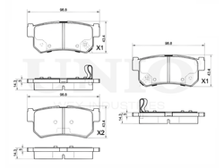 Колодки тормозные диск. задние UNIO BRP-20193
