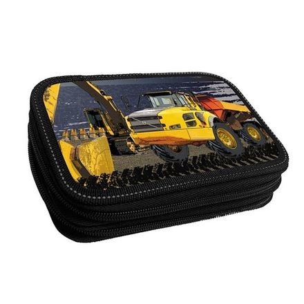 Пенал 2 отделения 205*125 Канцбург Самосвал industrial, ламинат