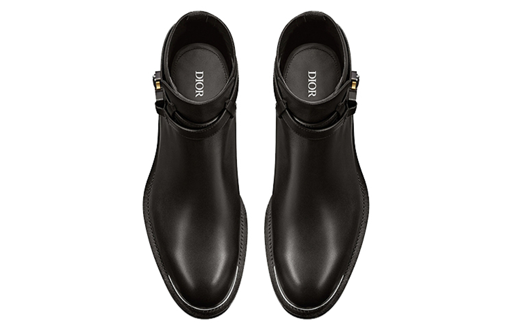 DIOR Evidence Ankle Boot Black Smooth Calfskin