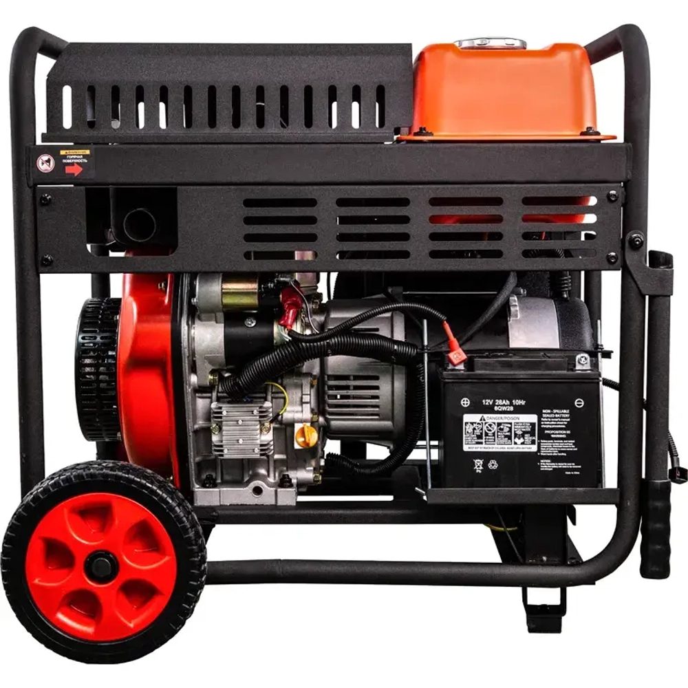 Генератор дизельный A-ipower AD5500EA 5кВт,  электростартер, разъем ATS