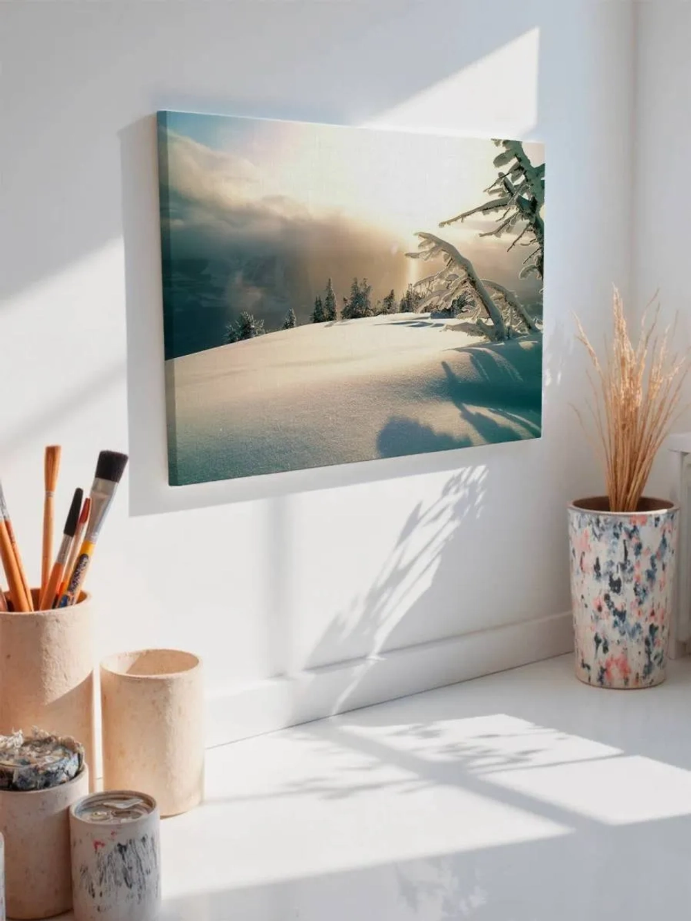 Картина на стену 40 X 50 Зимний пейзаж