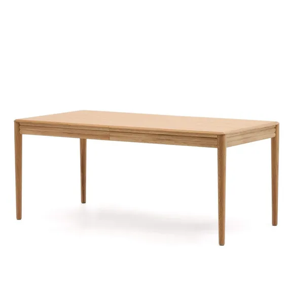 Раздвижной стол Lenon из натурального массива дуба и шпона 160(240)x90