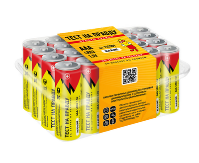 Элемент питания Тест на правду LR03/286 PB24 БОКС, E1M