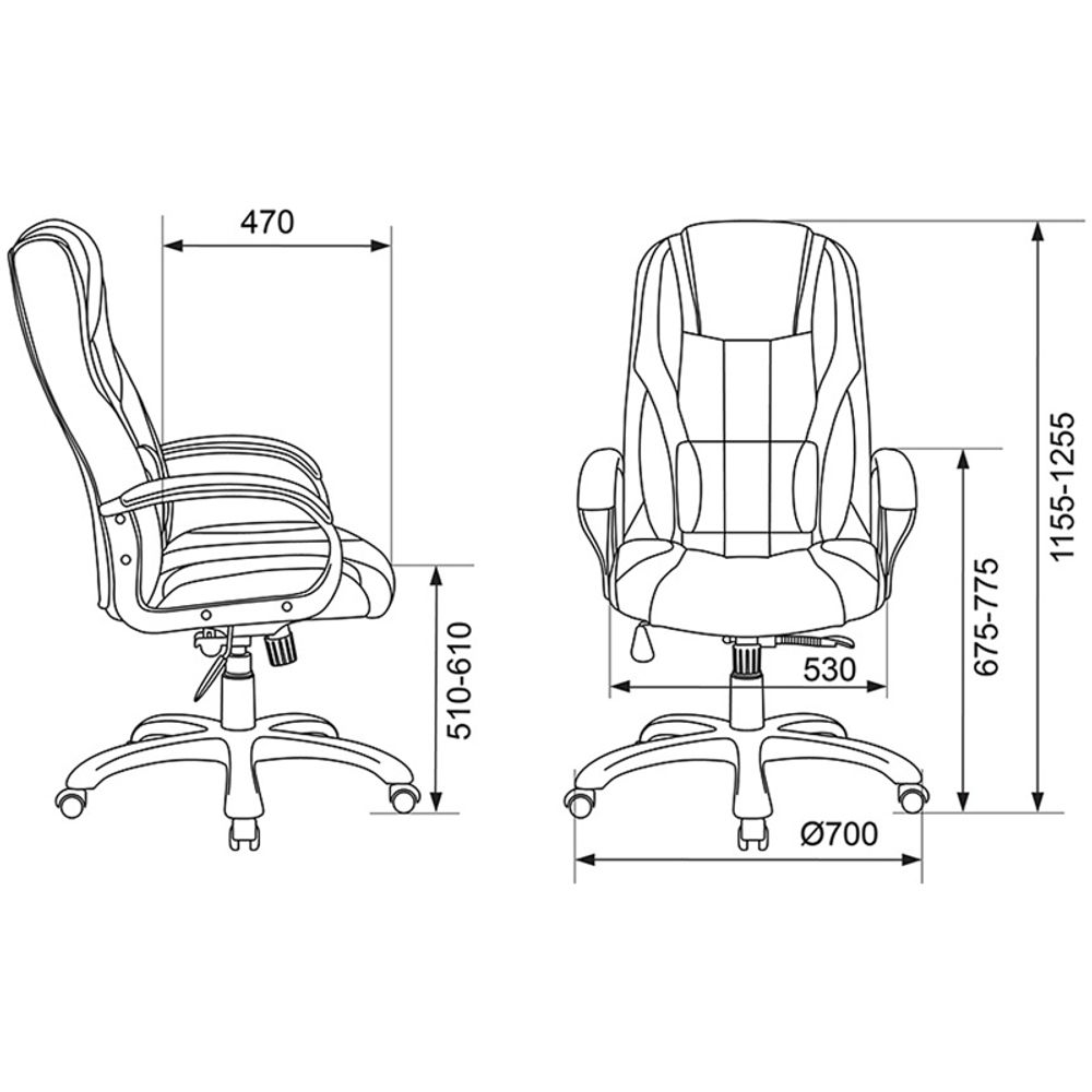 Кресло игровое ZOMBIE 9/BL+BLUE, PL, ткань/экокожа черный/голубой, топ-ган (до 180кг)