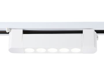 Трековый однофазный светодиодный светильник LED 10W 4200K 24° GL6700 WH белый Track System Ambrella