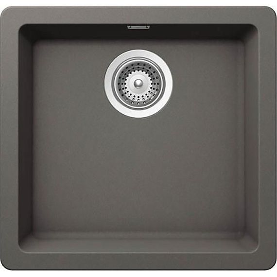 Мойка SCHOCK Soho 50 (N-100S) Cristadur 450x430 (подстольный монтаж) серебристый камень