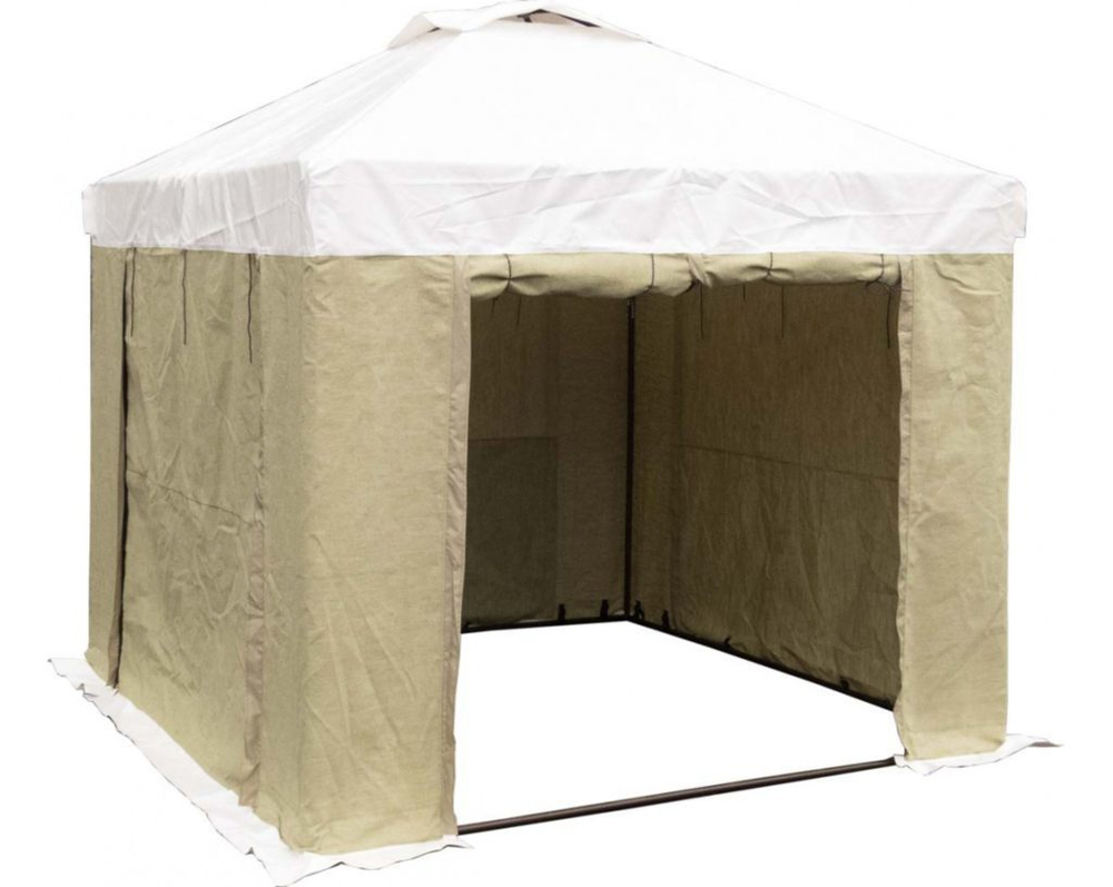 Палатка сварщика Митек 3x3 м (ПВХ + брезент)