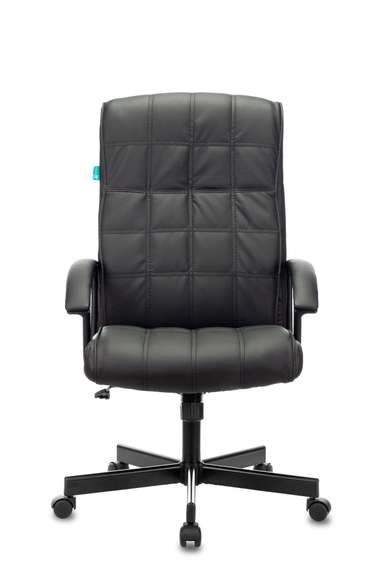 Кресло руководителя Бюрократ CH-823AXSN черный эко.кожа крестов. металл черный