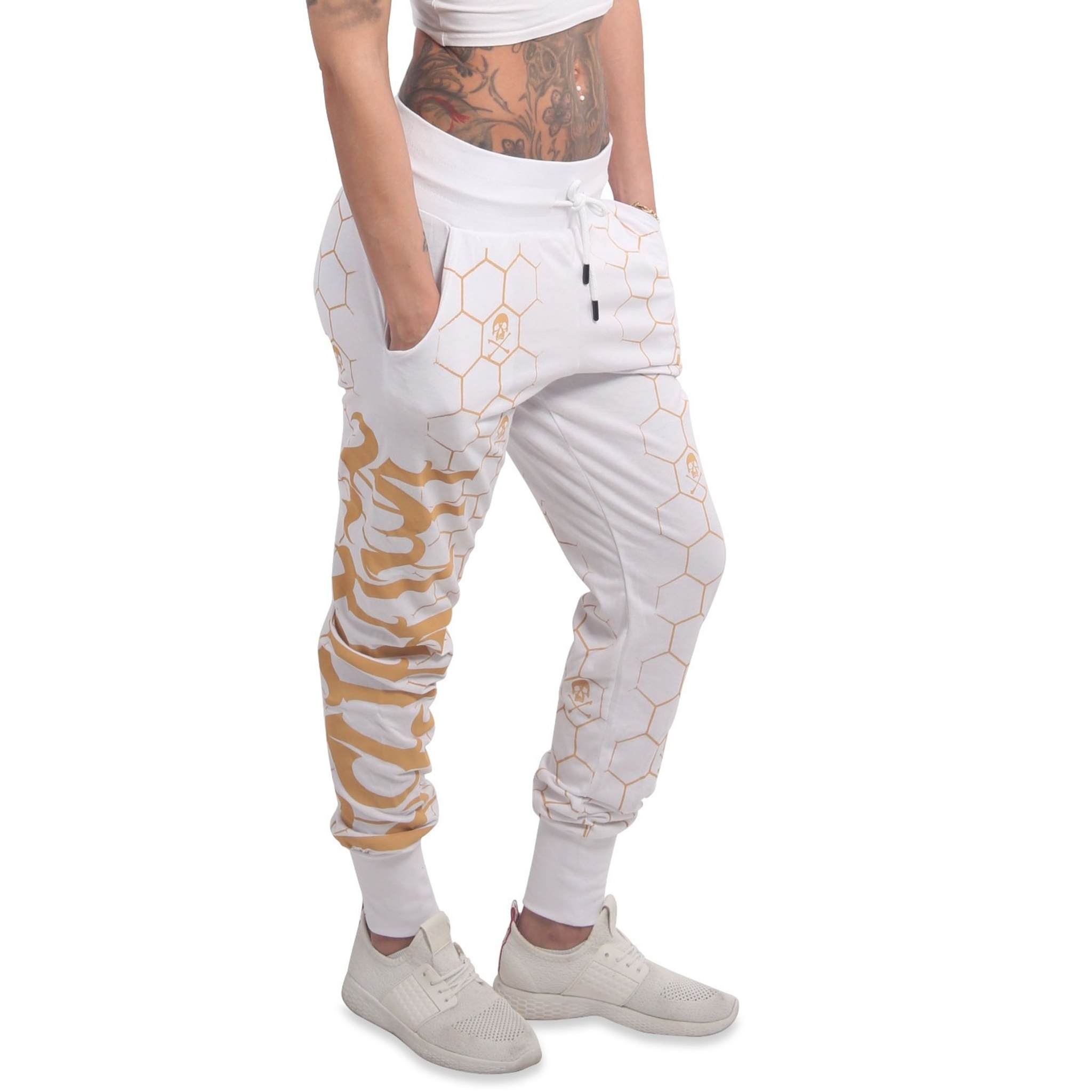 Штаны YAKUZA Honeycomb Joggers White