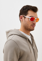 Спортивные очки HILX Syndicate / Matt Solid White / Red Lens