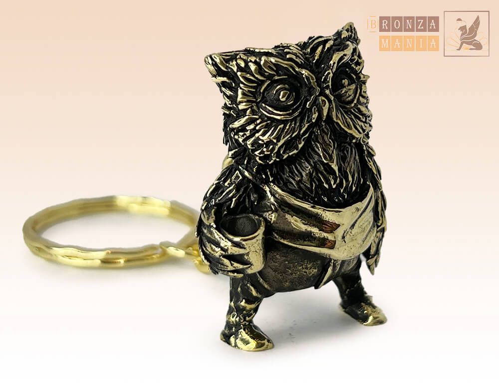 брелок Бодрая сова