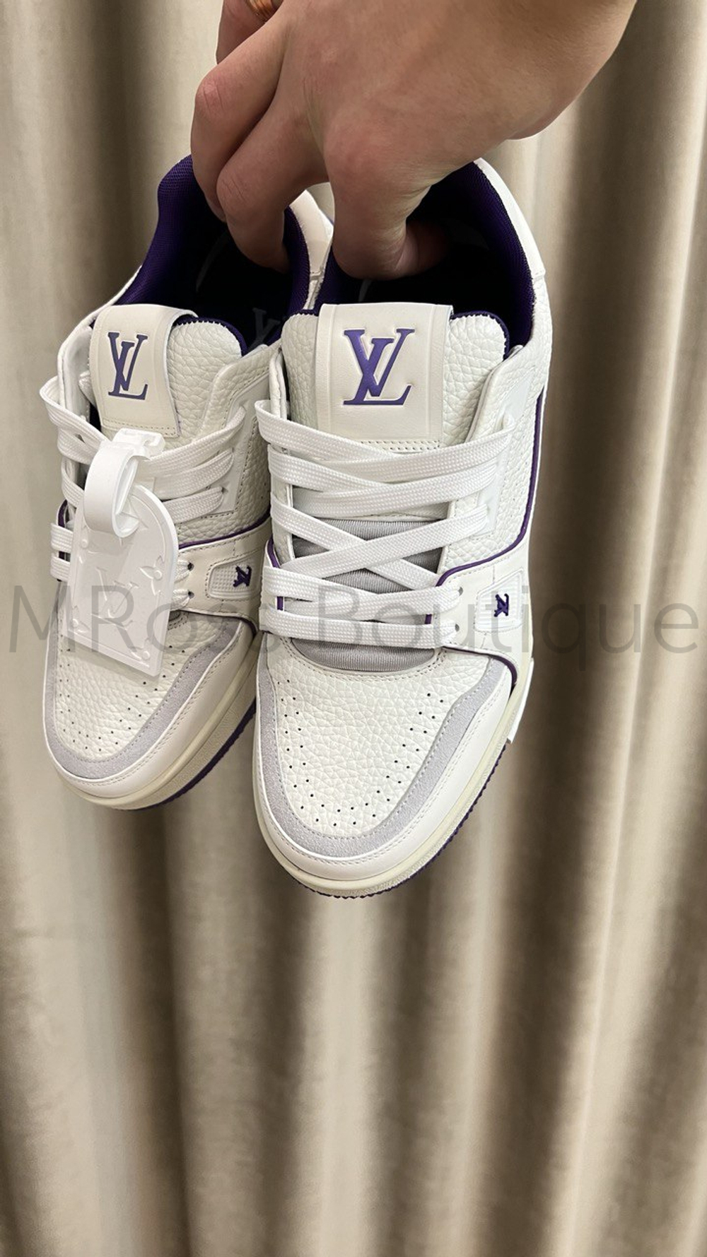 Женские кроссовки Louis Vuitton LV Trainer премиум класса