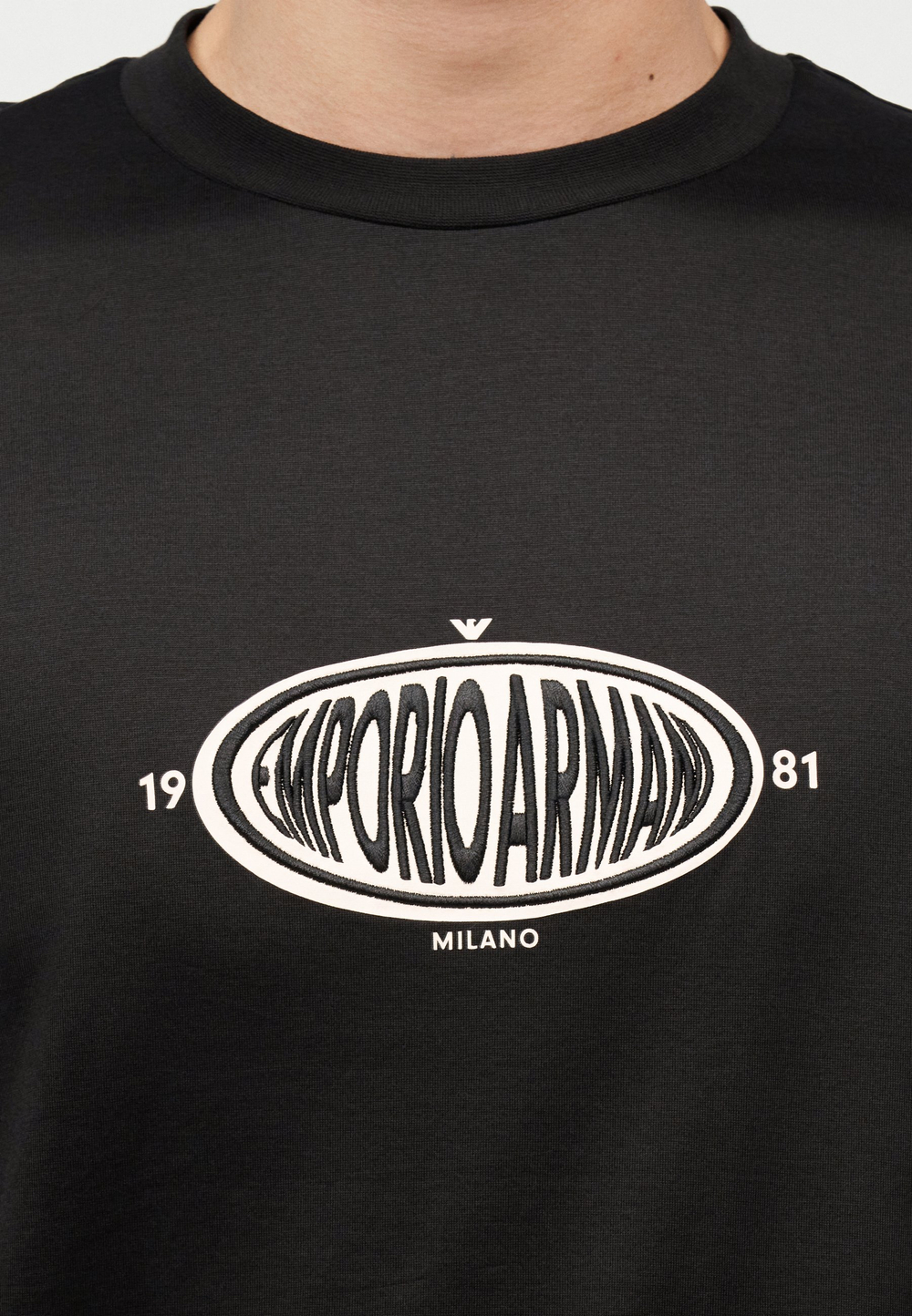 Emporio Armani Футболка с принтом - Чёрный
