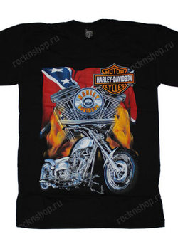 Футболка Harley Davidson (мотор)