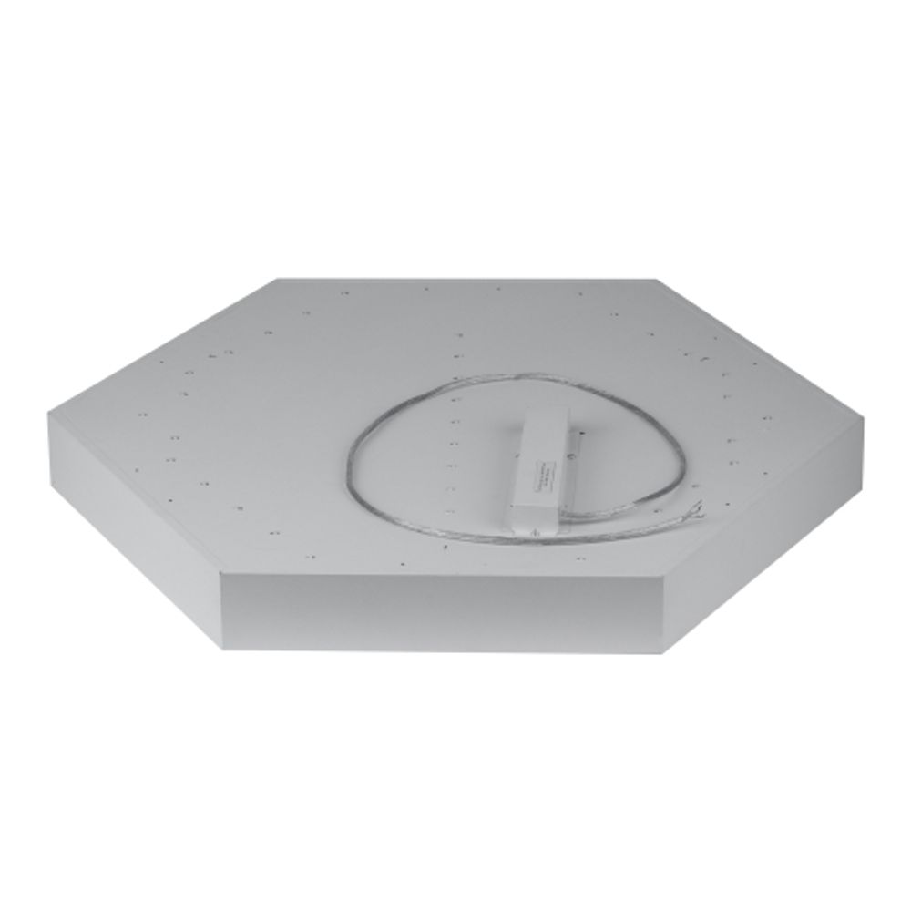 Светильник LED ЭРА Geometria SPO-121-W-40K-038 Hexagon 38Вт 4000К 4000Лм IP40 600*600*80 белый подвесной | Декоративные светильники Geometria