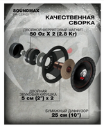 Автомобильный сабвуфер Soundmax SM-CSX401