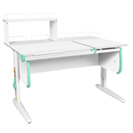 Растущая парта Дэми СУТ 25 с задними полками СУТ.15.210 и СУТ.15.240 (1200×880 мм)