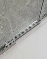 Душевой уголок Cezares Molveno 100x90 AHF-31-90/100-C-CR-IV стекло прозрачное/профиль хром