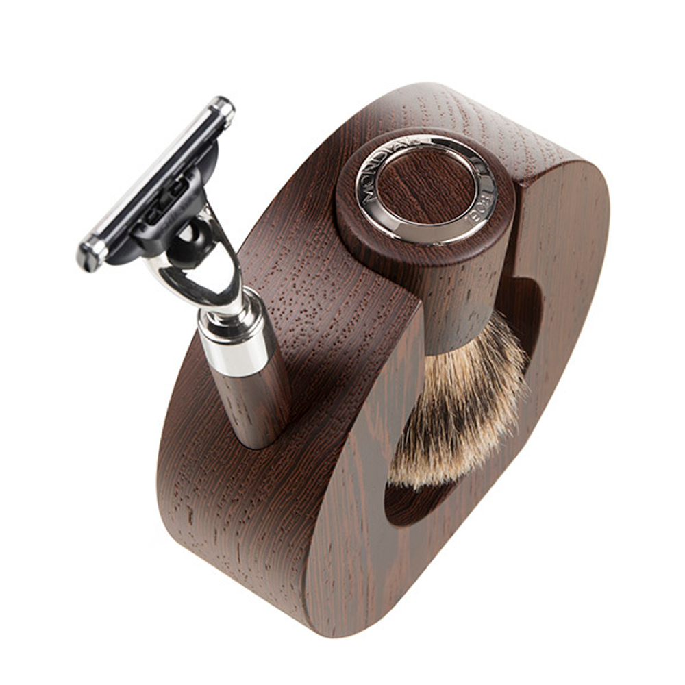 Бритвенный набор (станок, помазок, подставка) Mondial ST-SPH-II-M3