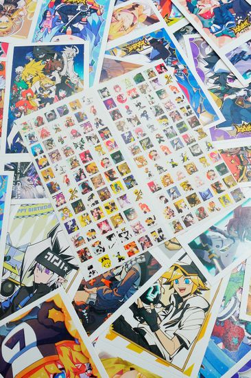 Набор открыток, карточек и наклеек "АОТУ мир / Aotu World", 188 предметов