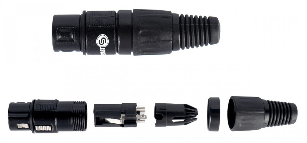 PROCAST cable XLR6/Female XLR разъем 3-pin (мама) под пайку