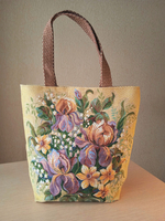Гобеленовая сумка Весенний букет (39х39х12)