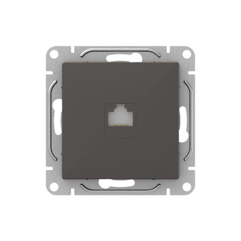 Механизм розетки RJ45 (cat6), мокко Эпика EKF