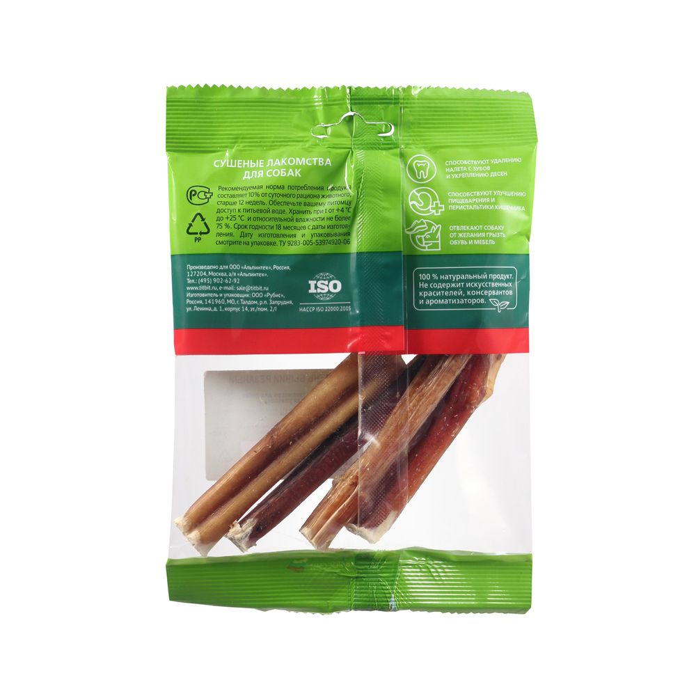 Лакомство TiTBiT Корень бычий резаный для собак