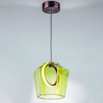 796114 Люстра CARAMELLO LED 6W 110LM КОФЕЙНЫЙ/ЗЕЛЕНЫЙ 3000K