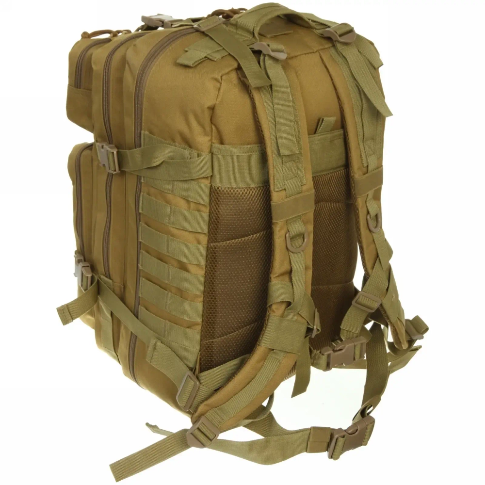 Рюкзак туристический 40л, цвет песочный,D3