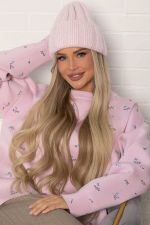 Шапка двухслойная Зимние деньки (нежно-розовая) Ш22-4М LT Collection