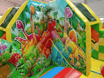 Коммерческий надувной батут "Парк динозавров" 5*5*2,8 м