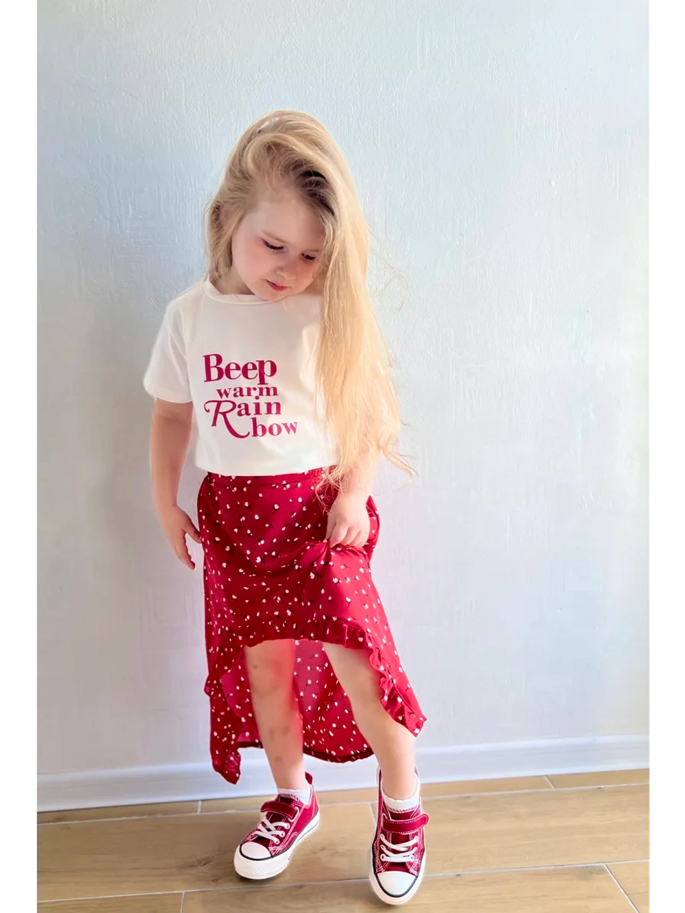 Костюм футболка с юбкой