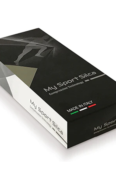 GD9181 Calza Sportiva Corta Nero-Verde Silca